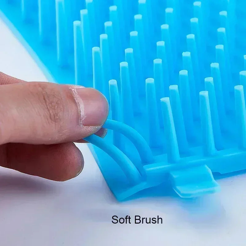 Dog and cat paw cleaning brush