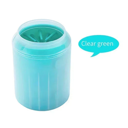 Dog and cat paw cleaning brush