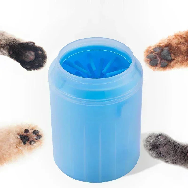 Dog and cat paw cleaning brush