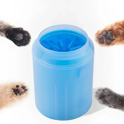 Dog and cat paw cleaning brush
