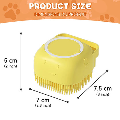 Dog bath brush
